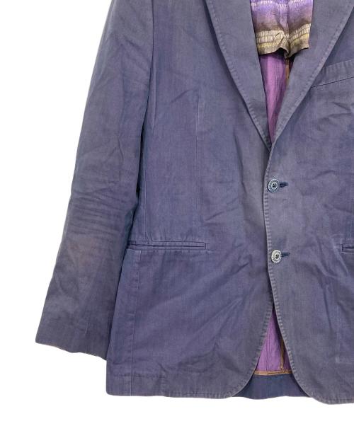 ETRO（エトロ）ETRO (エトロ) ヴィンテージ加工セットアップスーツ ネイビー サイズ:48の古着・服飾アイテム