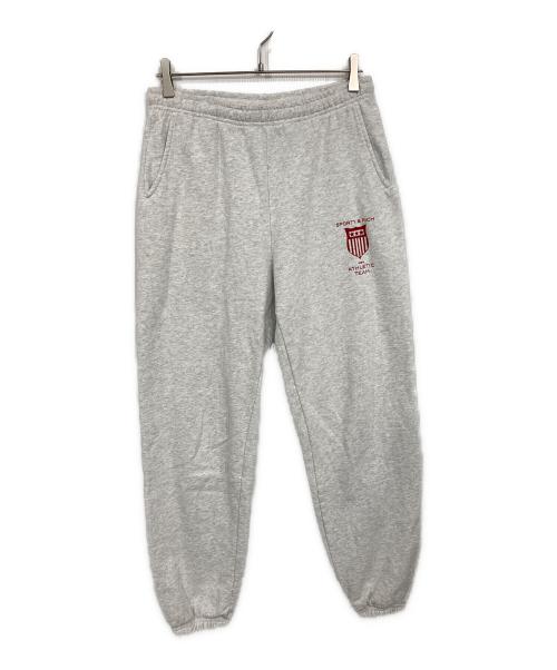 Sporty & Rich（スポーティーアンドリッチ）Sporty & Rich (スポーティーアンドリッチ) ジョガーパンツ グレー サイズ:Mの古着・服飾アイテム