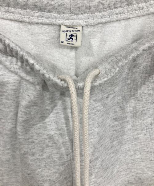 Sporty & Rich（スポーティーアンドリッチ）Sporty & Rich (スポーティーアンドリッチ) ジョガーパンツ グレー サイズ:Mの古着・服飾アイテム