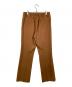 SOEJU (ソージュ) ソフトオックスセンタープレスストレートパンツ ブラウン サイズ:L：5000円
