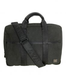 PORTER（ポーター）の古着「キルティングビジネスバッグ」｜ブラック