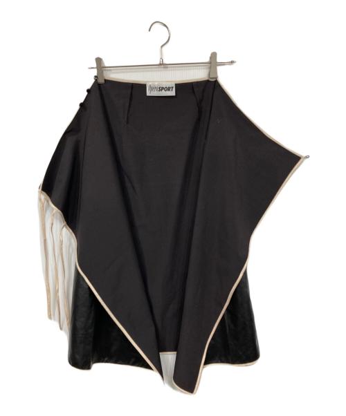 Opera SPORT（オペラ スポーツ）Opera SPORT (オペラ スポーツ) ラップスカート ブラック サイズ:XSの古着・服飾アイテム