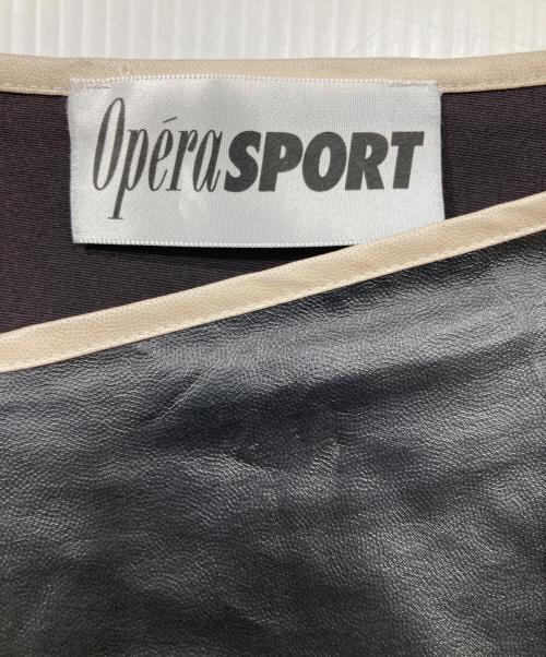 Opera SPORT（オペラ スポーツ）Opera SPORT (オペラ スポーツ) ラップスカート ブラック サイズ:XSの古着・服飾アイテム