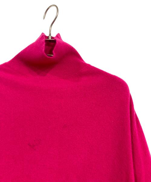 LOUIS VUITTON（ルイ ヴィトン）LOUIS VUITTON (ルイ ヴィトン) チェーンカシミヤハイネックニット ピンク サイズ:Sの古着・服飾アイテム