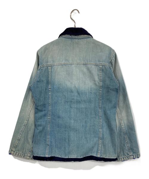 BLUE BLUE（ブルーブルー）BLUE BLUE (ブルーブルー) 裏ボアデニムジャケット インディゴ サイズ:1の古着・服飾アイテム
