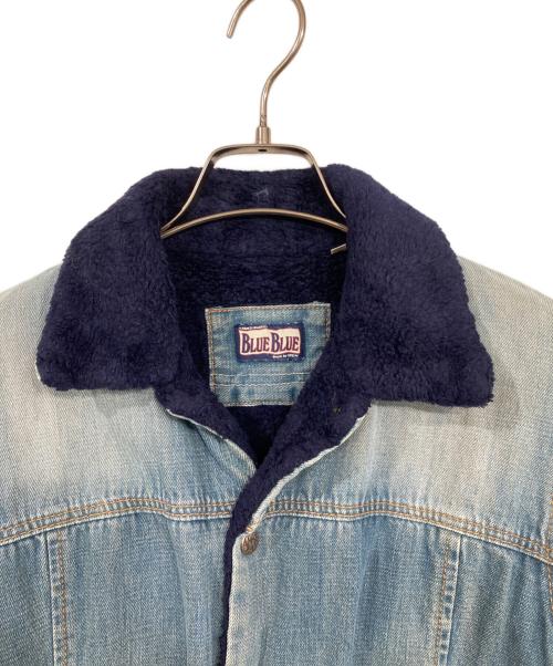 BLUE BLUE（ブルーブルー）BLUE BLUE (ブルーブルー) 裏ボアデニムジャケット インディゴ サイズ:1の古着・服飾アイテム