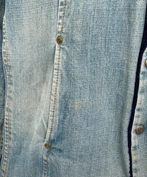 BLUE BLUE（ブルーブルー）BLUE BLUE (ブルーブルー) 裏ボアデニムジャケット インディゴ サイズ:1の古着・服飾アイテム
