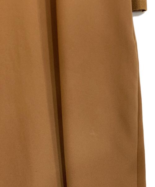 BEARDSLEY（ビアズリー）BEARDSLEY (ビアズリー) 袖ニットテントワンピース ブラウン サイズ:Fの古着・服飾アイテム