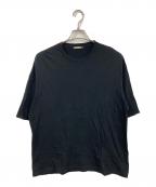 AURALEEオーラリー）の古着「SEAMLESS CREW NECK HALF SLEEVE TEE」｜ブラック