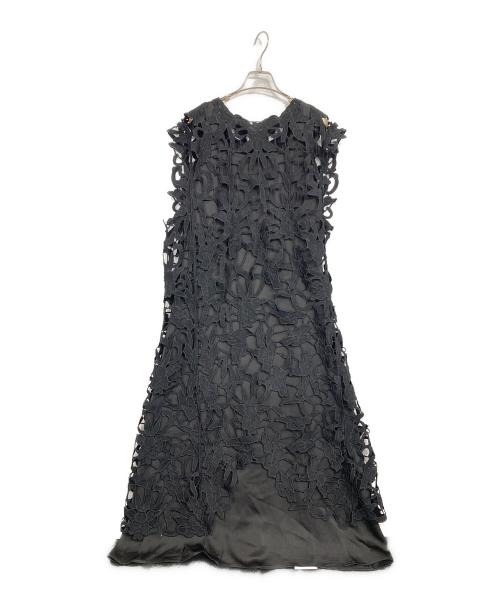 ANDREA&Co.（アンドレアアンドコー）ANDREA＆Co. (アンドレアンドコー) レースレイヤードワンピース ブラック サイズ:Fの古着・服飾アイテム