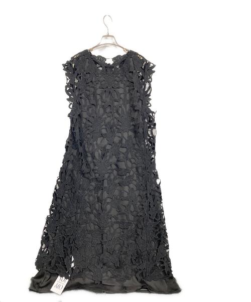 ANDREA&Co.（アンドレアアンドコー）ANDREA＆Co. (アンドレアンドコー) レースレイヤードワンピース ブラック サイズ:Fの古着・服飾アイテム