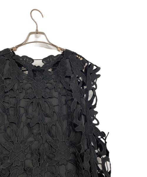 ANDREA&Co.（アンドレアアンドコー）ANDREA＆Co. (アンドレアンドコー) レースレイヤードワンピース ブラック サイズ:Fの古着・服飾アイテム