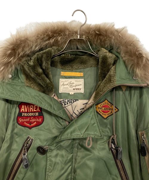 AVIREX（アヴィレックス）AVIREX (アヴィレックス) N-3B WAPPEN MODIFIED カーキ サイズ:SIZE XLの古着・服飾アイテム