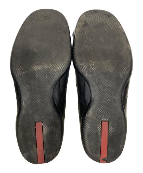 PRADA SPORTS（プラダスポーツ）PRADA SPORTS (プラダスポーツ) メッシュレザースニーカー ブラック サイズ:6の古着・服飾アイテム