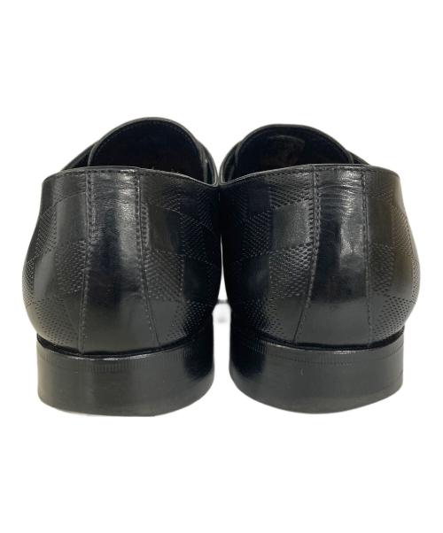 LOUIS VUITTON（ルイ ヴィトン）LOUIS VUITTON (ルイ ヴィトン) ダミエレザーシューズ/レースアップシューズ ブラック サイズ:6の古着・服飾アイテム