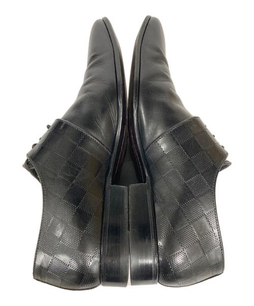 LOUIS VUITTON（ルイ ヴィトン）LOUIS VUITTON (ルイ ヴィトン) ダミエレザーシューズ/レースアップシューズ ブラック サイズ:6の古着・服飾アイテム