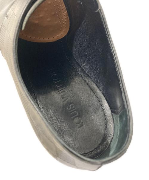 LOUIS VUITTON（ルイ ヴィトン）LOUIS VUITTON (ルイ ヴィトン) ダミエレザーシューズ/レースアップシューズ ブラック サイズ:6の古着・服飾アイテム