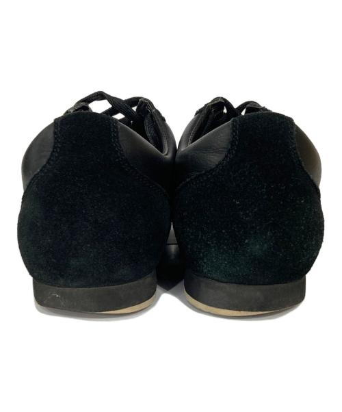 DOLCE & GABBANA（ドルチェ＆ガッバーナ）DOLCE & GABBANA (ドルチェ＆ガッバーナ) ロゴプレートスニーカー/ジャーマントレーナー ブラック サイズ:7の古着・服飾アイテム