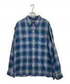 NEIGHBORHOODネイバーフッド）の古着「CR CHECK/CR-SHIRT」｜ネイビー