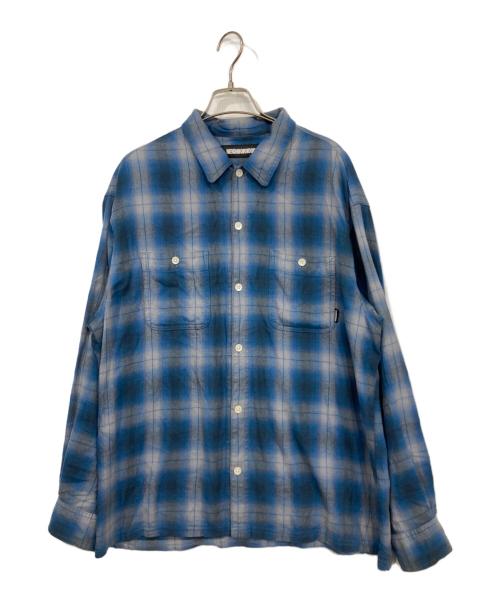 NEIGHBORHOOD（ネイバーフッド）NEIGHBORHOOD (ネイバーフッド) CR CHECK/CR-SHIRT ネイビー サイズ:Lの古着・服飾アイテム