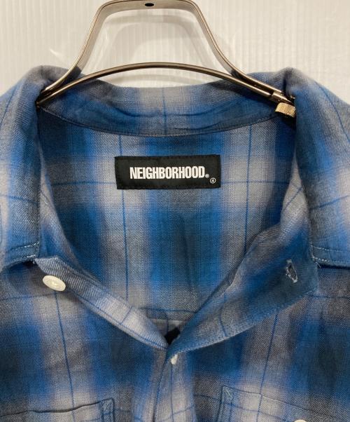 NEIGHBORHOOD（ネイバーフッド）NEIGHBORHOOD (ネイバーフッド) CR CHECK/CR-SHIRT ネイビー サイズ:Lの古着・服飾アイテム