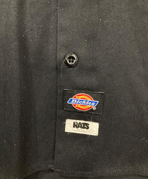 Dickies（ディッキーズ）Dickies (ディッキーズ) RATS (ラッツ) ワークシャツ ブラック サイズ:SIZE Sの古着・服飾アイテム