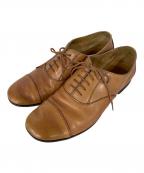 PRADAプラダ）の古着「レースアップシューズ」｜ブラウン