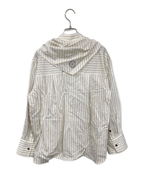 N.NATURAL BEAUTY BASIC（エヌ ナチュラルビューティーベーシック）N.NATURAL BEAUTY BASIC (エヌ ナチュラルビューティーベーシック) スカーフ付きシャツ ホワイト サイズ:M 未使用品の古着・服飾アイテム
