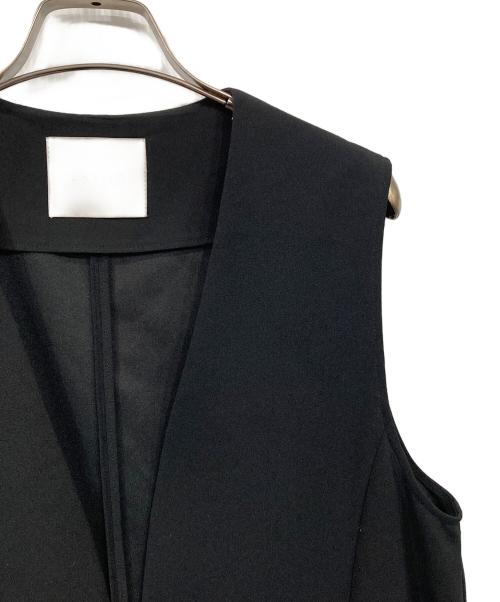 UNF/LO（アンフィーロ）UNF/LO (アンフィーロ) ロングジレ ブラック サイズ:Mの古着・服飾アイテム