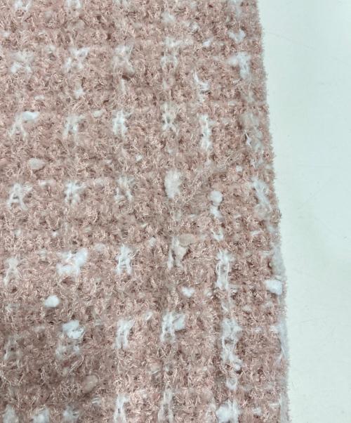 SNIDEL HOME（スナイデルホーム）SNIDEL HOME (スナイデルホーム) ツイードワンピース ピンク サイズ:Fの古着・服飾アイテム