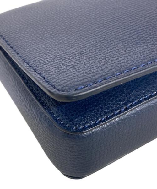 Kate Spade（ケイトスペード）Kate Spade (ケイトスペード) シルビアチェーンウォレット ネイビーの古着・服飾アイテム