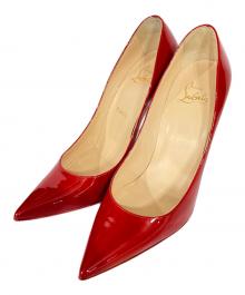 Christian Louboutin（クリスチャン・ルブタン）の古着「DECOLTISH 100 PATENT」｜レッド