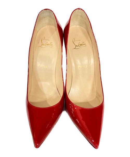 Christian Louboutin（クリスチャン・ルブタン）Christian Louboutin (クリスチャン・ルブタン) DECOLTISH 100 PATENT レッド サイズ:381/2の古着・服飾アイテム