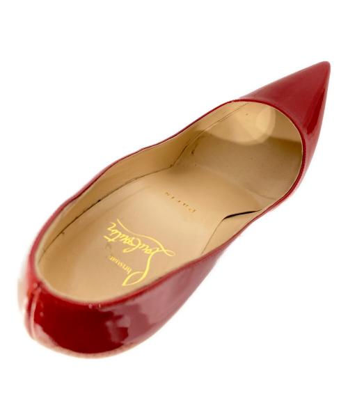 Christian Louboutin（クリスチャン・ルブタン）Christian Louboutin (クリスチャン・ルブタン) DECOLTISH 100 PATENT レッド サイズ:381/2の古着・服飾アイテム