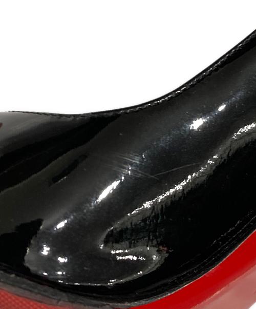 Christian Louboutin（クリスチャン・ルブタン）Christian Louboutin (クリスチャン・ルブタン) リボンパンプス ブラック サイズ:38　1/2の古着・服飾アイテム