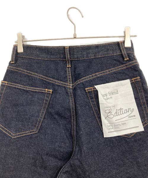 edition（エディション）edition (エディション) ワンウオッシュエッセンシャルデニム ストレートパンツ インディゴ サイズ:38 未使用品の古着・服飾アイテム