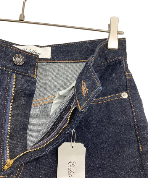 edition（エディション）edition (エディション) ワンウオッシュエッセンシャルデニム ストレートパンツ インディゴ サイズ:38 未使用品の古着・服飾アイテム