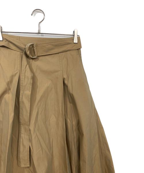 UNITED ARROWS（ユナイテッドアローズ）UNITED ARROWS (ユナイテッドアローズ) C/P シャンブレー フレア スカート W ベージュ サイズ:38の古着・服飾アイテム