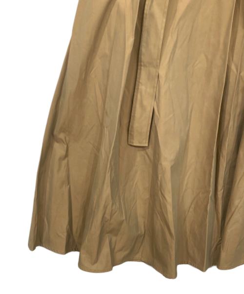 UNITED ARROWS（ユナイテッドアローズ）UNITED ARROWS (ユナイテッドアローズ) C/P シャンブレー フレア スカート W ベージュ サイズ:38の古着・服飾アイテム