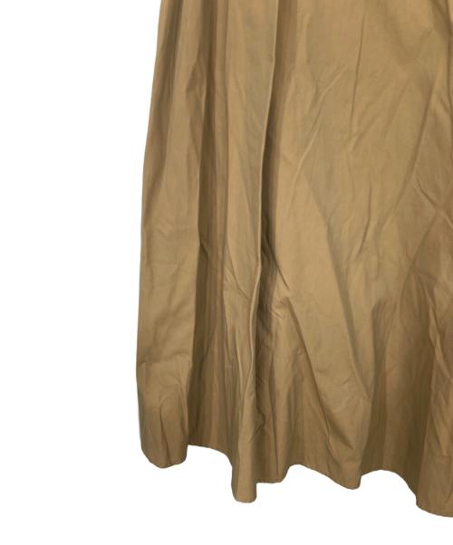 UNITED ARROWS（ユナイテッドアローズ）UNITED ARROWS (ユナイテッドアローズ) C/P シャンブレー フレア スカート W ベージュ サイズ:38の古着・服飾アイテム