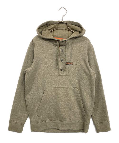 Patagonia（パタゴニア）Patagonia (パタゴニア) ワーク・フーディ・スウェットシャツ ベージュ サイズ:XSの古着・服飾アイテム