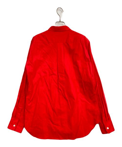 COMME des GARCONS HOMME DEUX（コムデギャルソン オム ドゥ）COMME des GARCONS HOMME DEUX (コムデギャルソン オム ドゥ) Cotton Poplin Shirt レッド サイズ:Sの古着・服飾アイテム