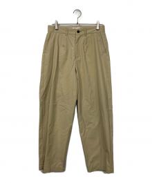 TTT MSW（ティー モダンストリートウェア）の古着「カーブパンツ」｜ベージュ