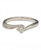 4℃ヨンドシー）の古着「K18ホワイトゴールドリング」