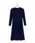 LAUREN RALPH LAUREN (ローレンラルフローレン) カシュクールワンピース ネイビー：7000円