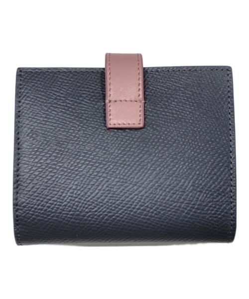 CELINE（セリーヌ）CELINE (セリーヌ) スモールストラップウォレット グレー×ピンクの古着・服飾アイテム