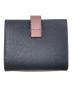 CELINE (セリーヌ) スモールストラップウォレット グレー×ピンク：25000円