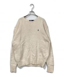 POLO RALPH LAUREN（ポロ・ラルフローレン）の古着「コットンニット」｜ベージュ