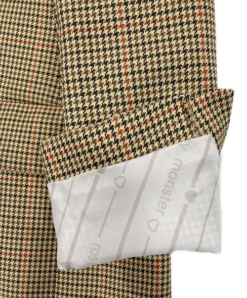 rosy monster（ロージーモンスター）rosy monster (ロージーモンスター) ペプラムマニッシュテーラードジャケット ブラウン サイズ:Fの古着・服飾アイテム