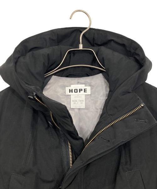 HOPE（ホープ）HOPE (ホープ) Worn Down Parka ブラック サイズ:SIZE MAN 42の古着・服飾アイテム
